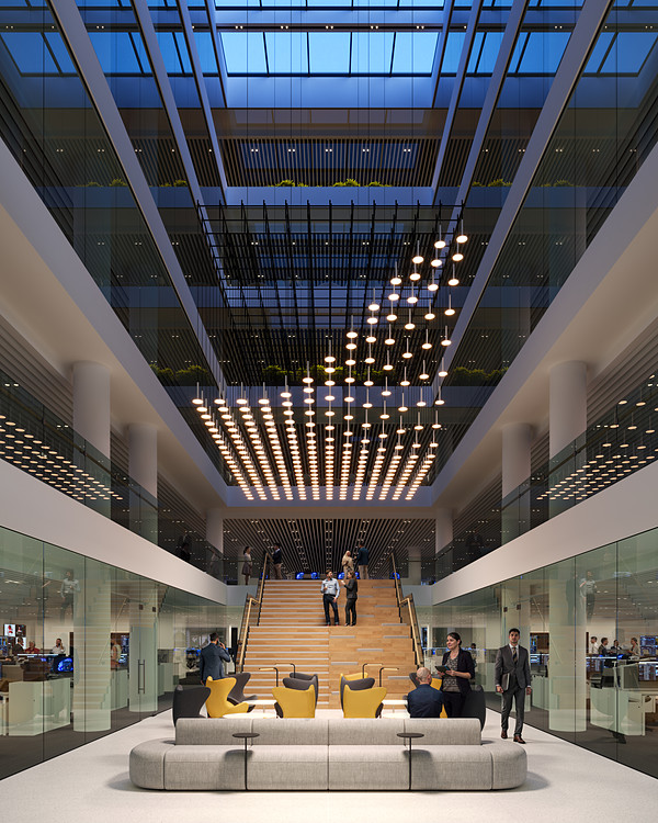office atrium interior
